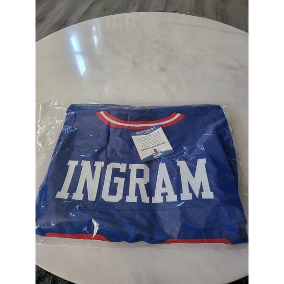 Mark Ingram Autographed/Signed Jersey Beckett COA New York Giants - Picture 6 of 7